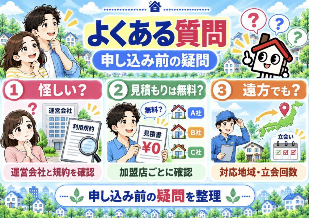 遺品整理110番についてよくある質問