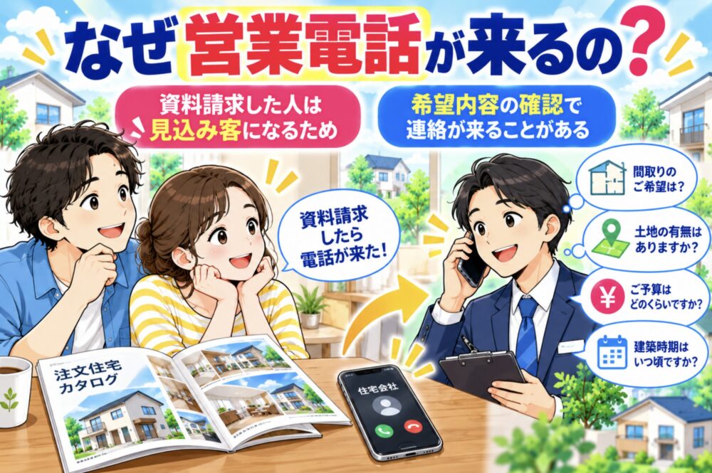 なぜ住宅の資料請求をすると営業電話が来るの？