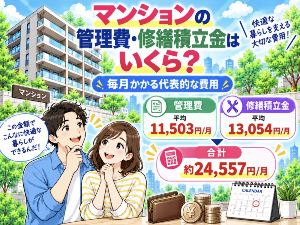 マンションの管理費・修繕積立金はいくら？