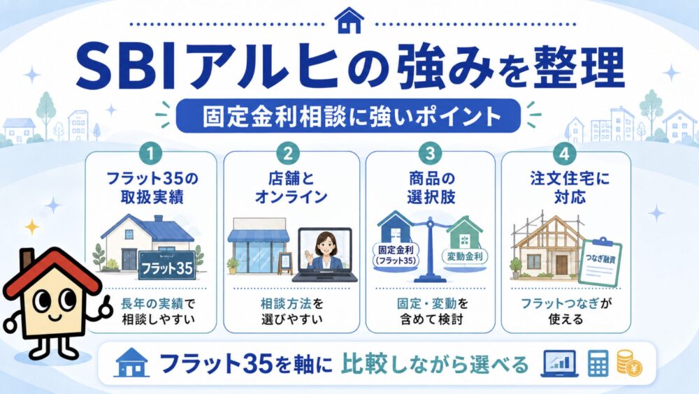 SBIアルヒを選ぶメリット・強み