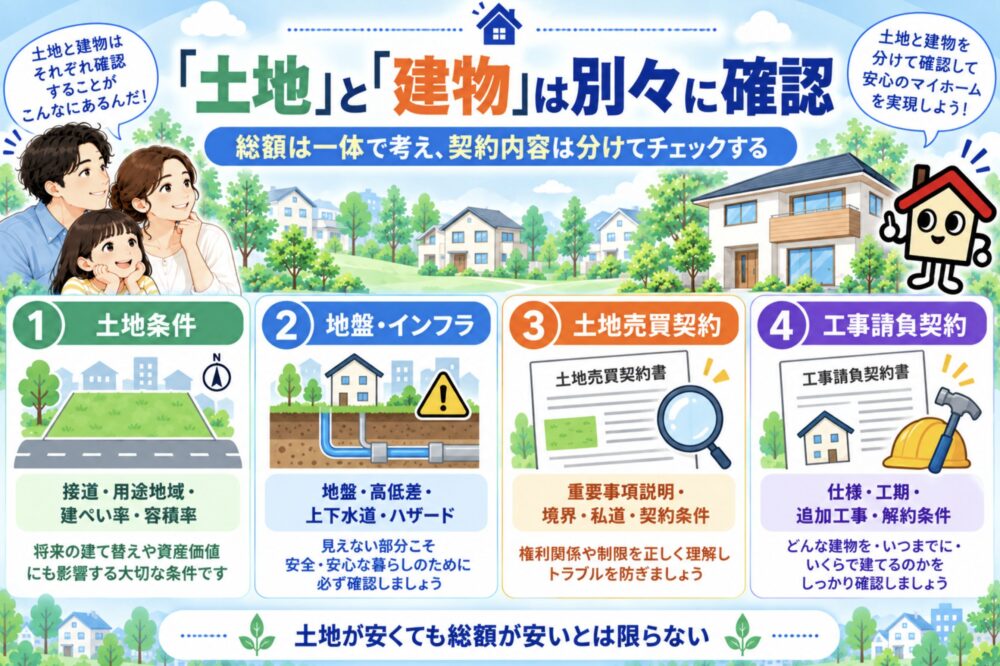 宅建士として確認してほしい「土地」と「建物」は別々に考える