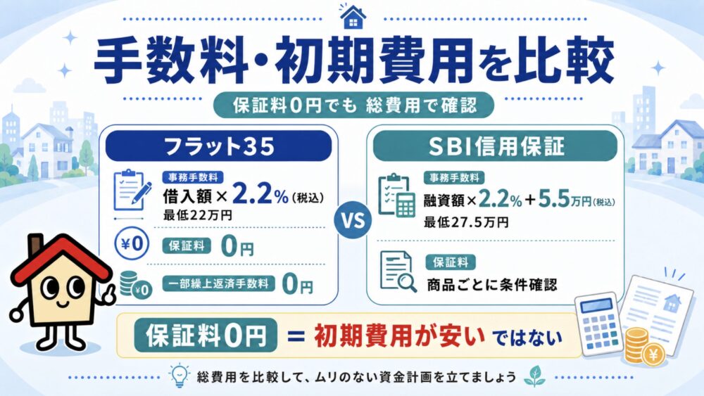 SBIアルヒの手数料はいくら？保証料0円でも諸費用は必要