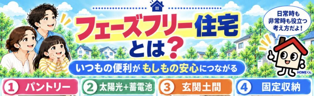 フェーズフリー住宅とは？