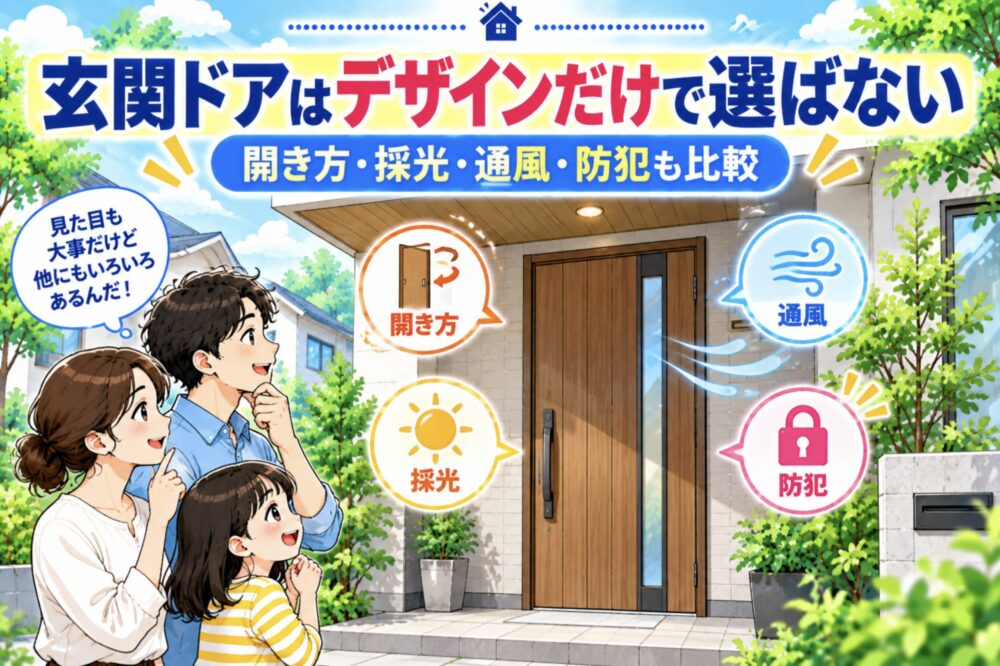 玄関ドアはデザインだけで選ばない