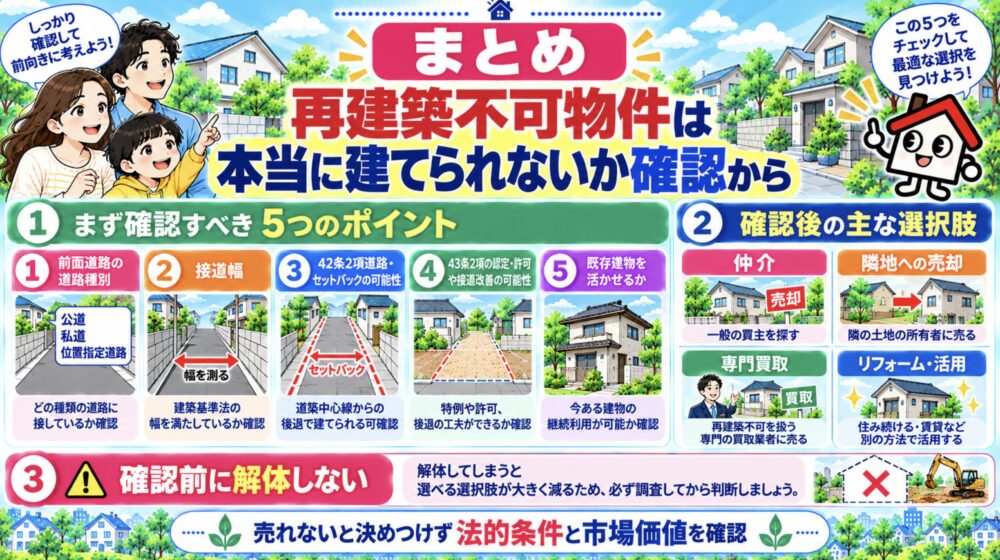 再建築不可物件は「本当に建てられないか」の確認から始める