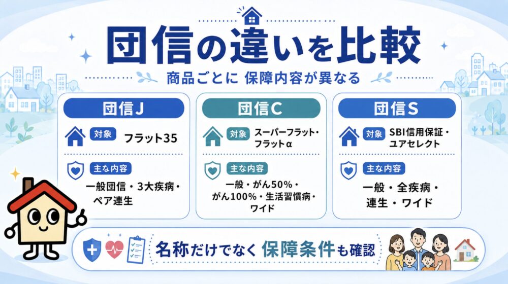 SBIアルヒの団信は商品によって違う