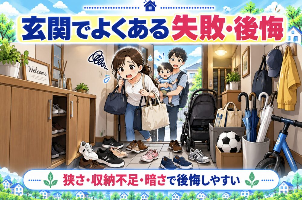 玄関でよくある失敗・後悔