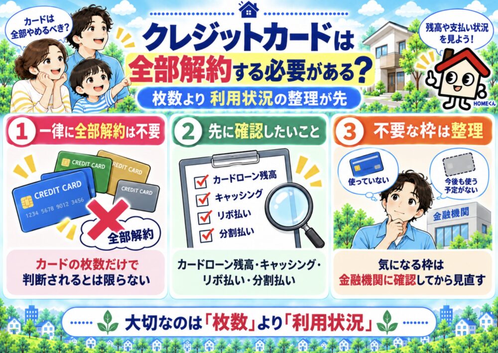 クレジットカードは全部解約する必要がある？