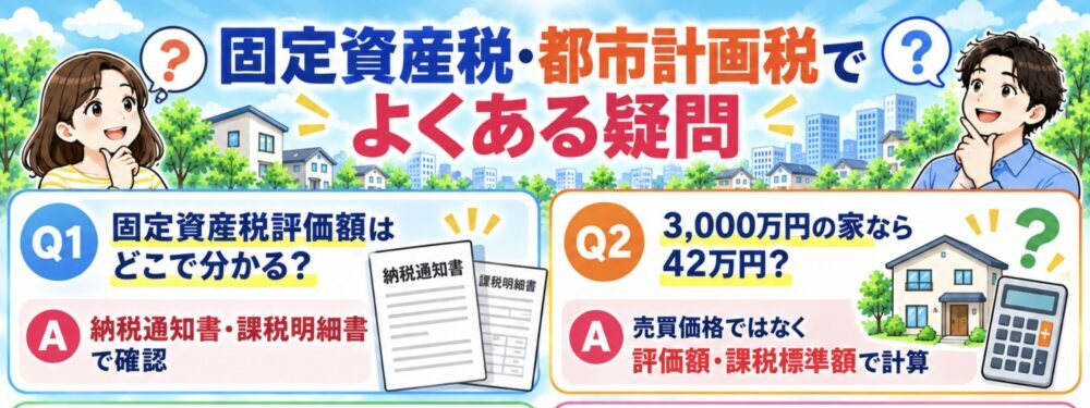 固定資産税・都市計画税でよくある疑問