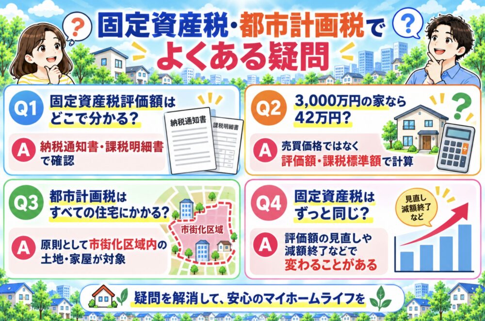 固定資産税・都市計画税でよくある疑問
