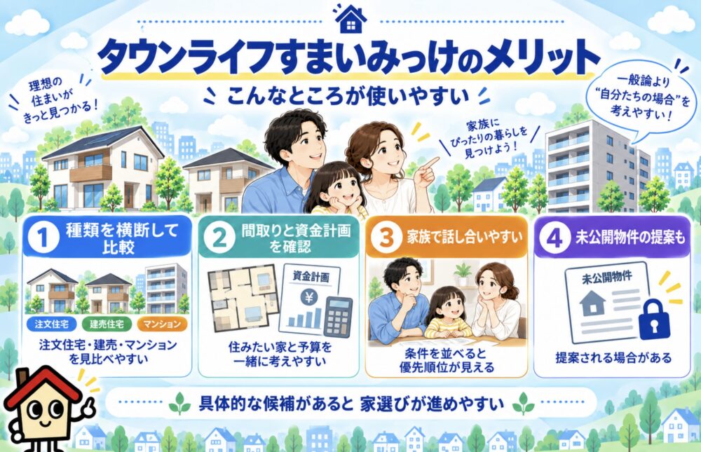 タウンライフすまいみっけのメリット
