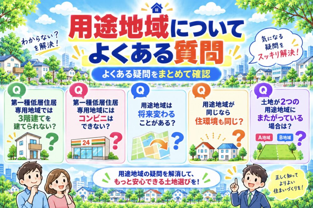 用途地域についてよくある質問