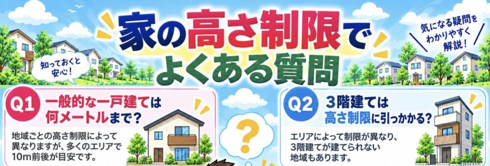 家の高さ制限でよくある質問