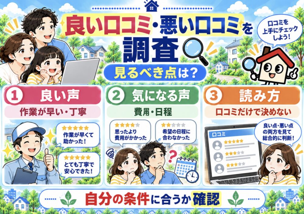遺品整理110番の良い口コミ・悪い口コミを調査