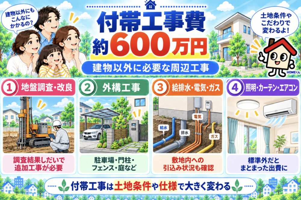 付帯工事費|約600万円