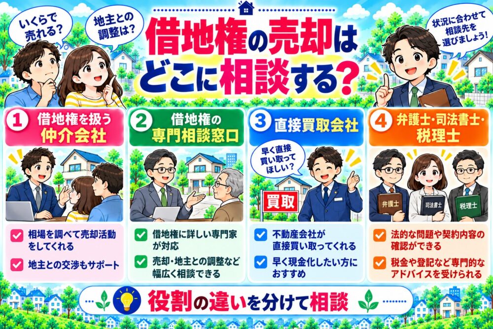 借地権の売却はどこに相談する？