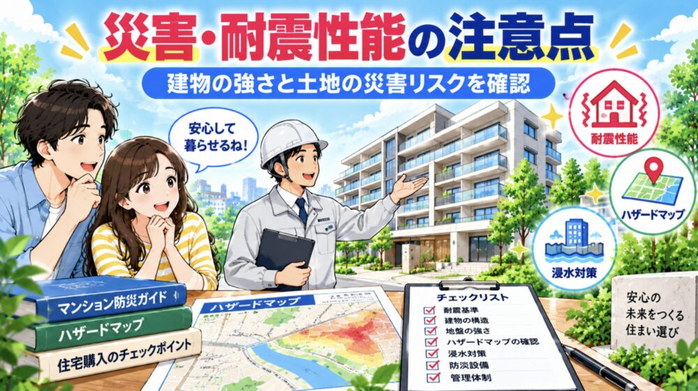 【災害・耐震性能】マンション購入の注意点