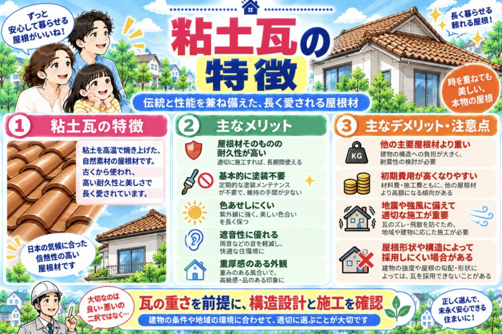 粘土瓦の特徴