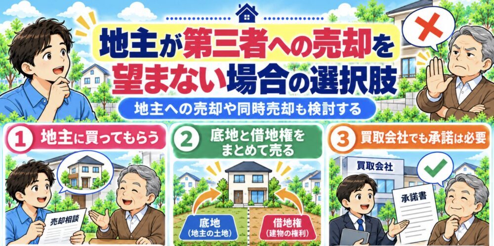 地主が第三者への売却を望まない場合の選択肢