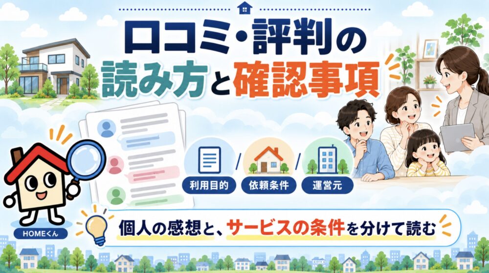 タウンライフ家づくりの口コミ・評判は？怪しいと感じる理由も検証