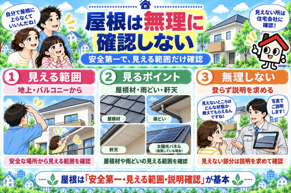屋根の施主検査チェックリスト
