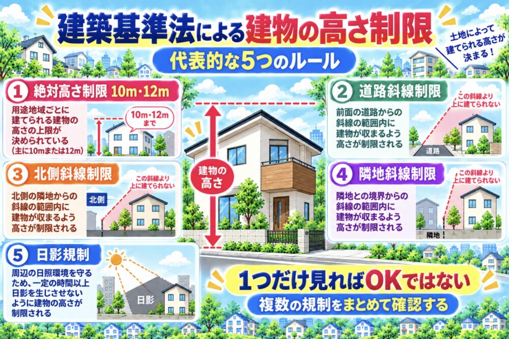 建築基準法による建物の高さ制限