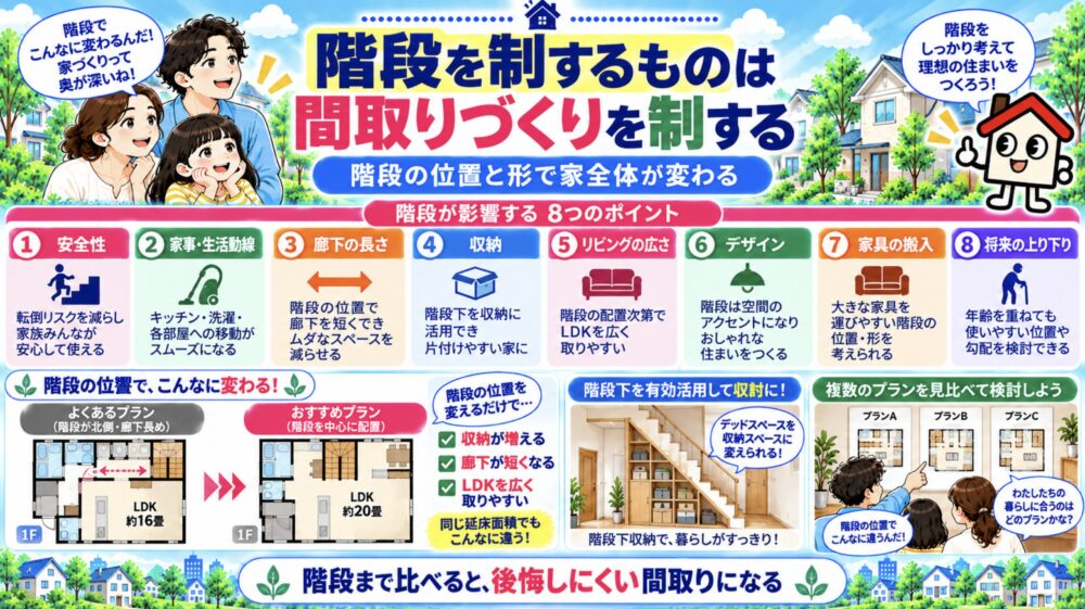 階段を制するものは間取りづくりを制する