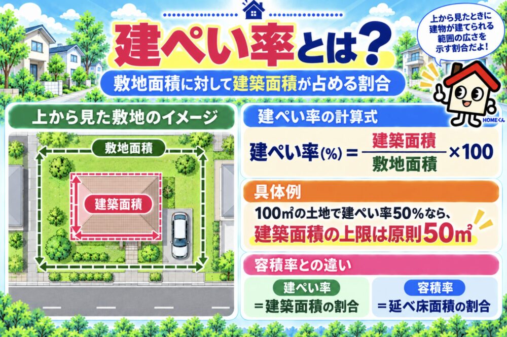 建ぺい率とは？