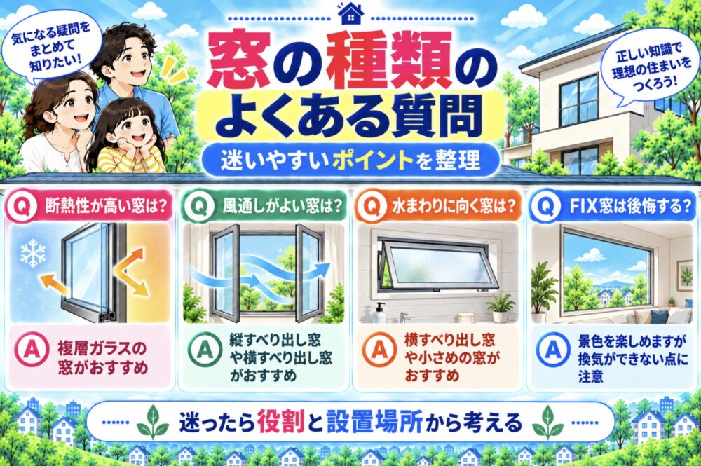 窓の種類についてよくある質問