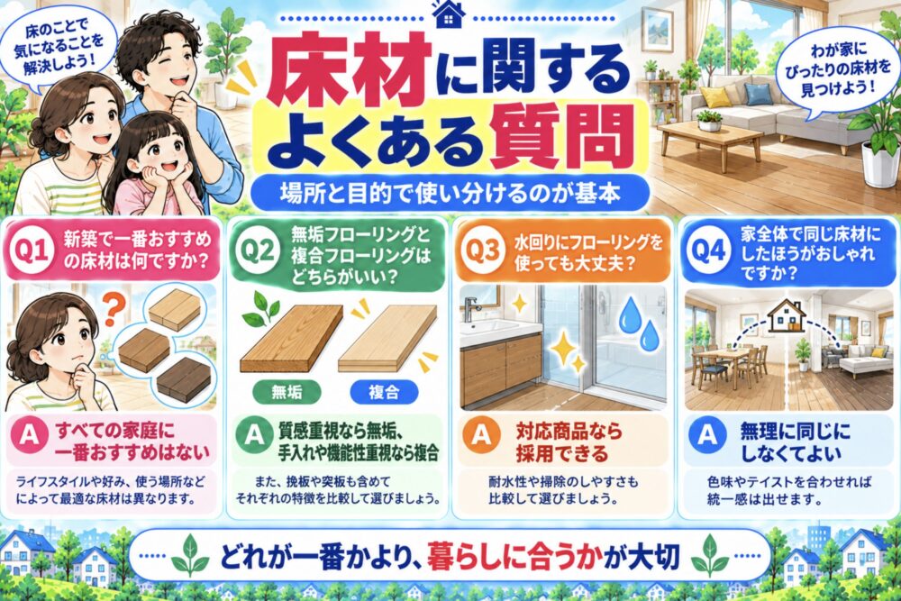 床材に関するよくある質問