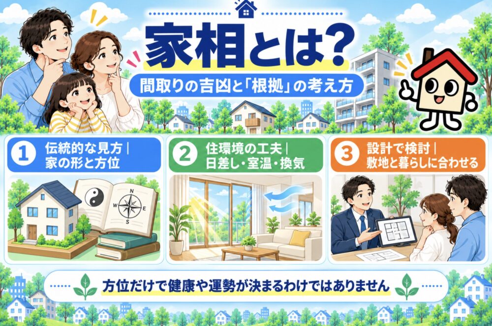 家相とは？間取りの吉凶と「根拠」の考え方