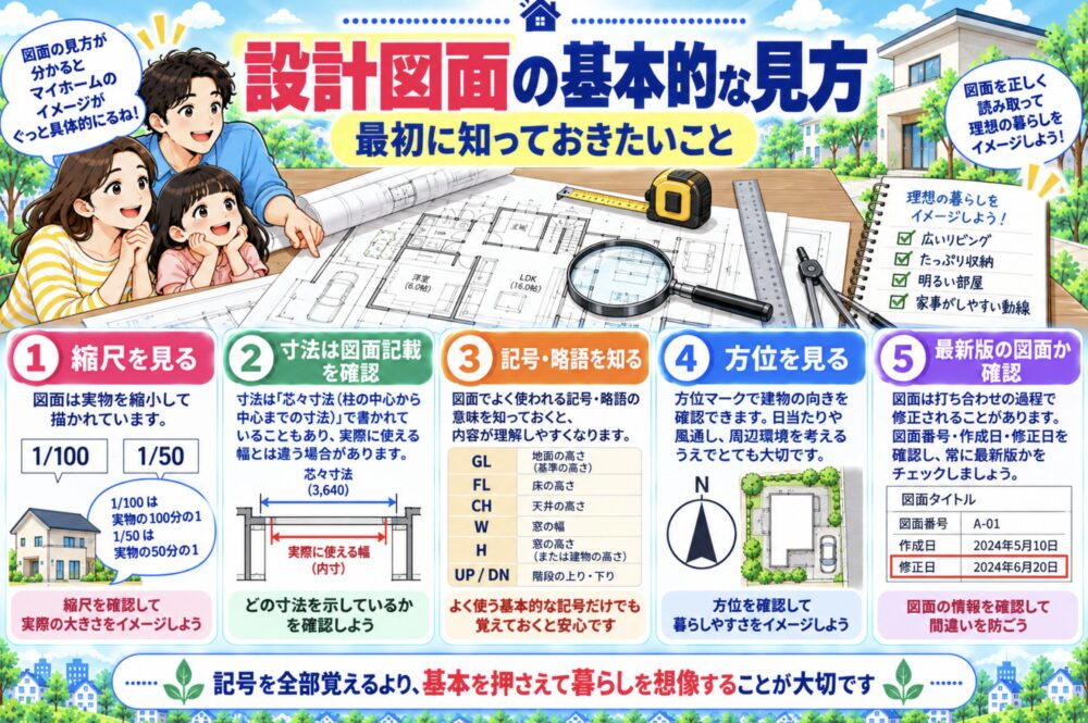 設計図面の基本的な見方|最初に知っておきたいこと