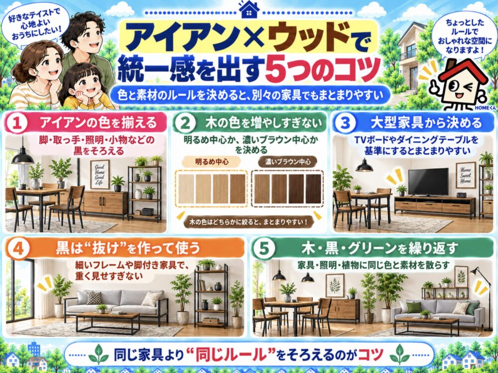 アイアン×ウッドで統一感を出す5つのコツ