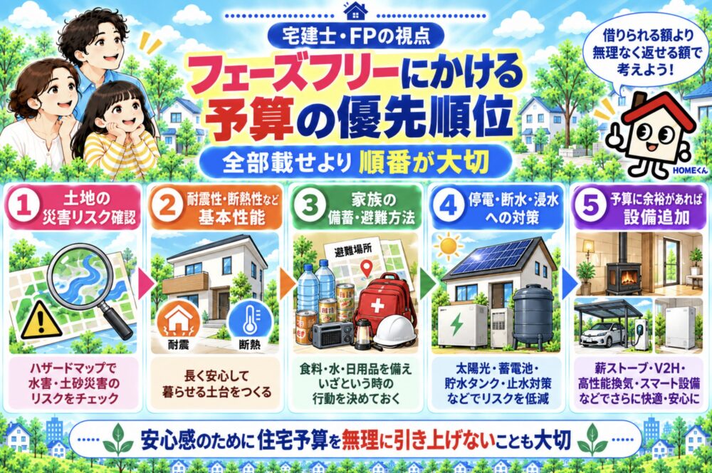 宅建士・FPの視点|フェーズフリーにかける予算の優先順位