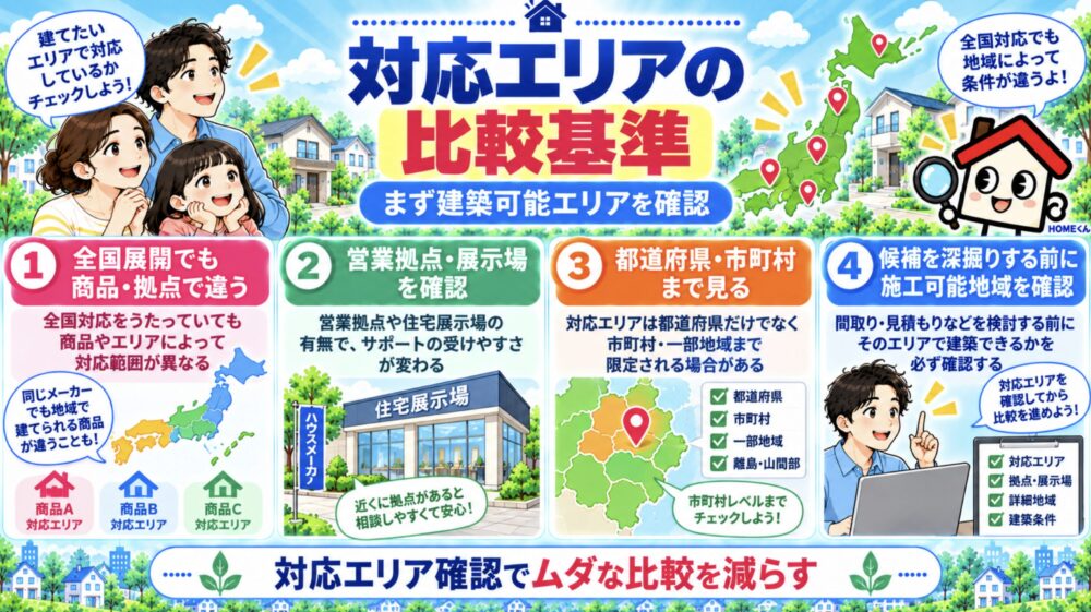 対応エリアの比較基準