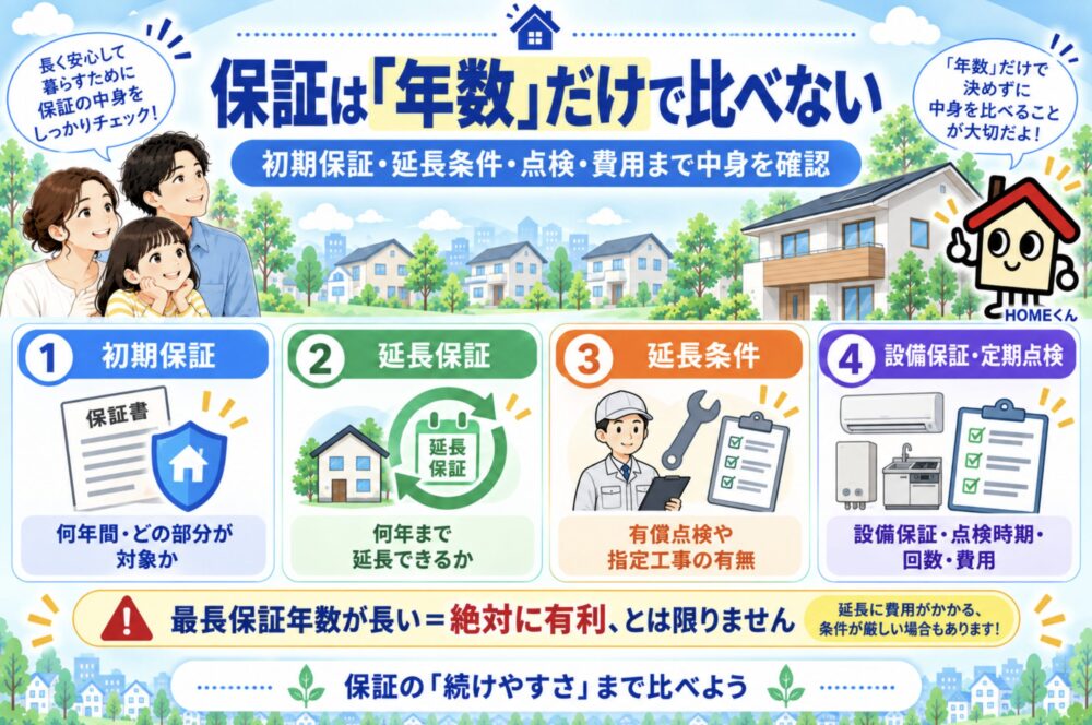 11．保証は「60年」「30年」という年数だけで比べない